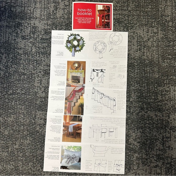 14 Chair Bows, Table Runners, Wreath, Tree and/or Staircase Garland and more! - Picture 3 of 11